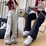 D-A232-HK9613-P35抽绳直筒休闲裤男美式伞兵裤工装裤男运动裤，男装工装外套，电商A232