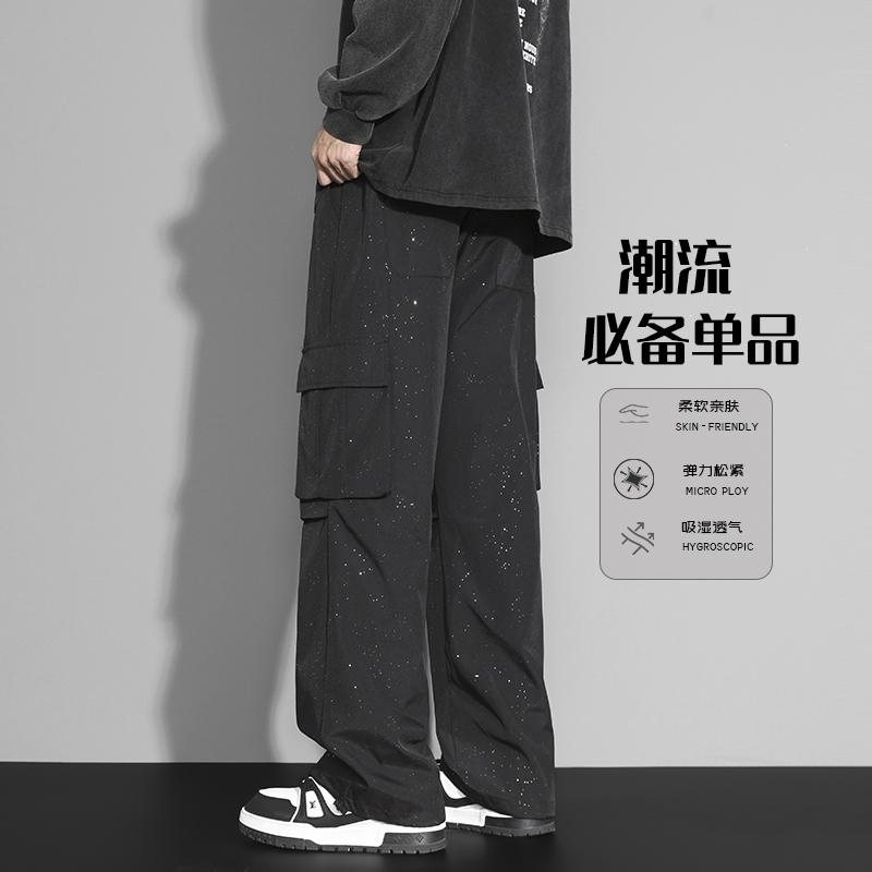 D-A232-HK9557-P40美式黑色工装裤软壳休闲裤男士冲锋裤,男装休闲裤,电商A232