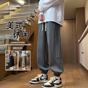 X-602-AK5018-P45运动裤男生春秋季2025新款高级休闲长裤图片