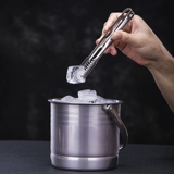 酒吧传奇 优质不锈钢冰夹 锯齿冰块夹 大号冰粒夹冰钳多用夹子