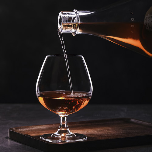 石岛无铅水晶白兰地杯洋酒杯