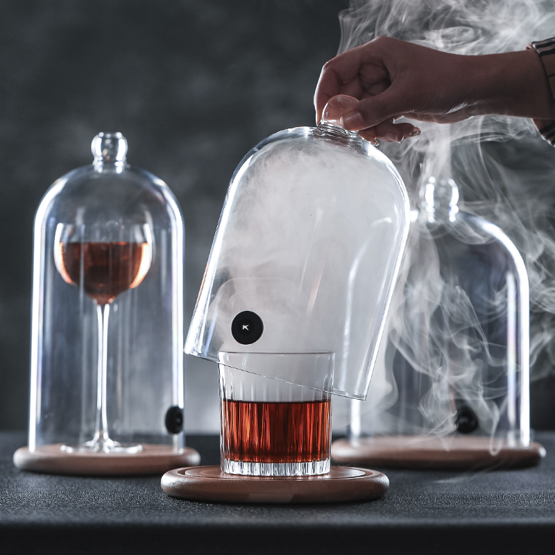 定制款水晶亚克力分子料理烟熏枪