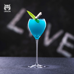 CT2901 柯瑞森 心形水晶玻璃高脚鸡尾酒马天尼杯 马提尼杯 CRISON