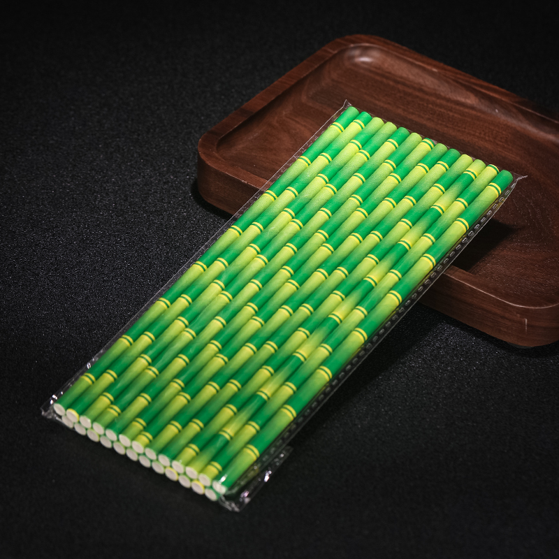 酒吧传奇外贸竹子造型造型吸管