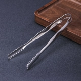 酒吧传奇 优质不锈钢冰夹 锯齿冰块夹 大号冰粒夹冰钳多用夹子