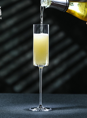 CP8202 CRISON无铅水晶玻璃香槟杯 酒吧传奇高脚杯起泡酒气泡酒杯