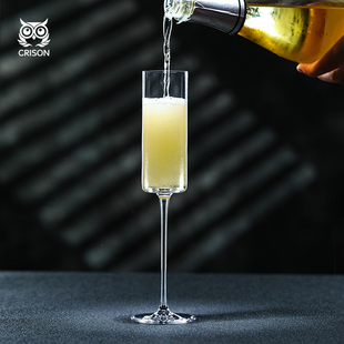 CP8202 酒吧传奇高脚杯起泡酒气泡酒杯 CRISON无铅水晶玻璃香槟杯