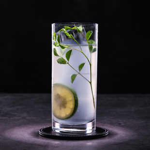 酒吧传奇 直身水杯鸡尾酒杯长饮杯啤酒果汁杯 石岛无铅水晶柯林杯