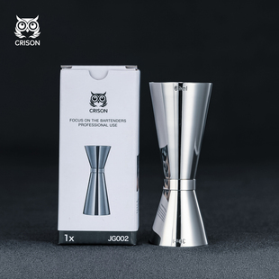 JG002 柯瑞森304不锈钢刻度量酒器含容量线鸡尾酒量杯调酒 CRISON