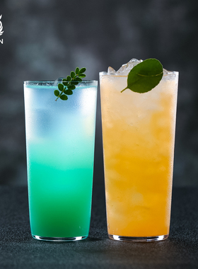 CRISON柯瑞森无铅水晶玻璃长饮夏季气泡水冰橘美式咖啡鸡尾酒嗨棒