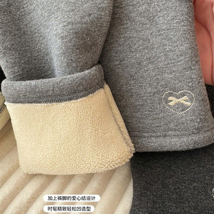 女童加绒加厚裤子冬天外穿女宝超厚打底棉裤小儿童宝宝一体保暖裤