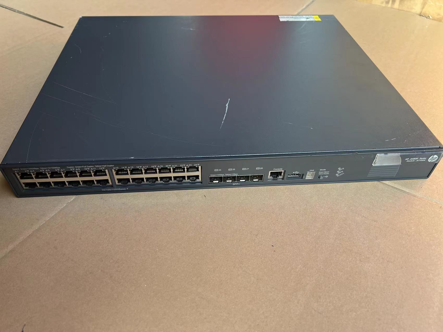 S5800-32C HP/惠普 A5800-24G(JC100A)交换机24口千兆4口万兆