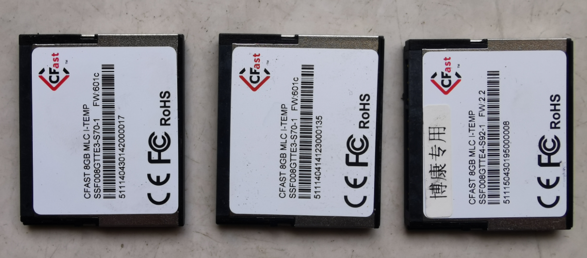 拆机CFAST 8G 存储卡 SSF008GTTE3-S70-1 现货