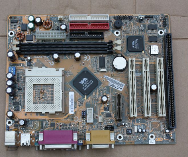 GA-6VEM GA-6VEML 8601T 370台式机电脑工控主板支持HL线切割