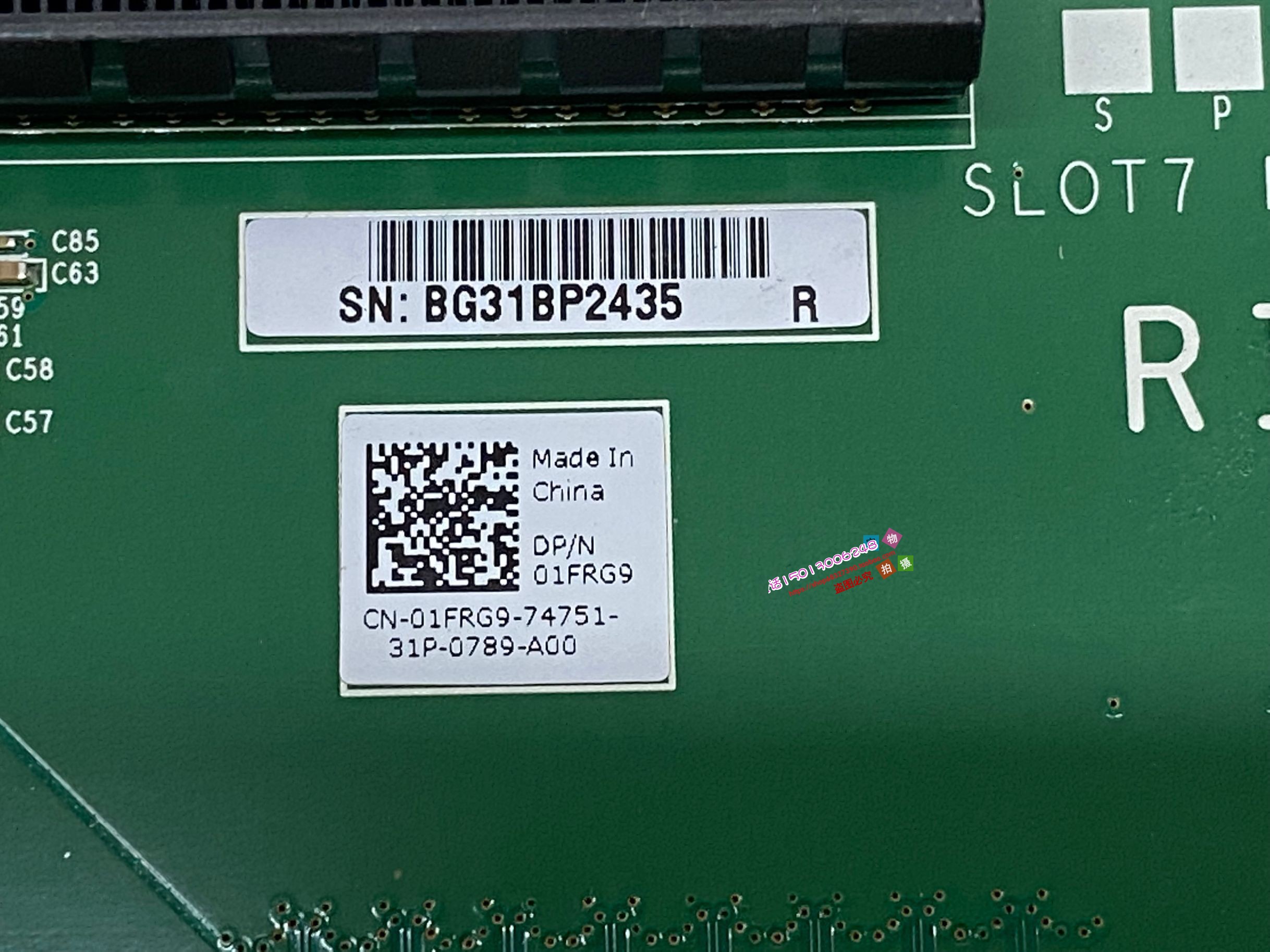 原装DELL/ R820服务器扩展卡 提升卡 RISER3 1FRG9 NJF90可测