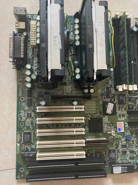 P6DBU SLOT1工作站BX440 主板 双CPU 奔三P3 ISA槽P6DBU