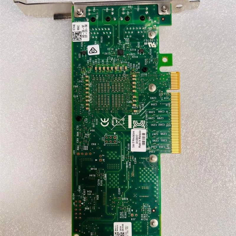原装 X540-T2 PCI-E X8 双口万兆电口网卡RJ45 0K7H46 带风扇