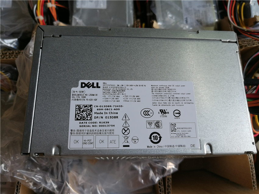 DELL T40 T3630 T3640 T3650电源ps-6351-6df L350AM-00通用300W