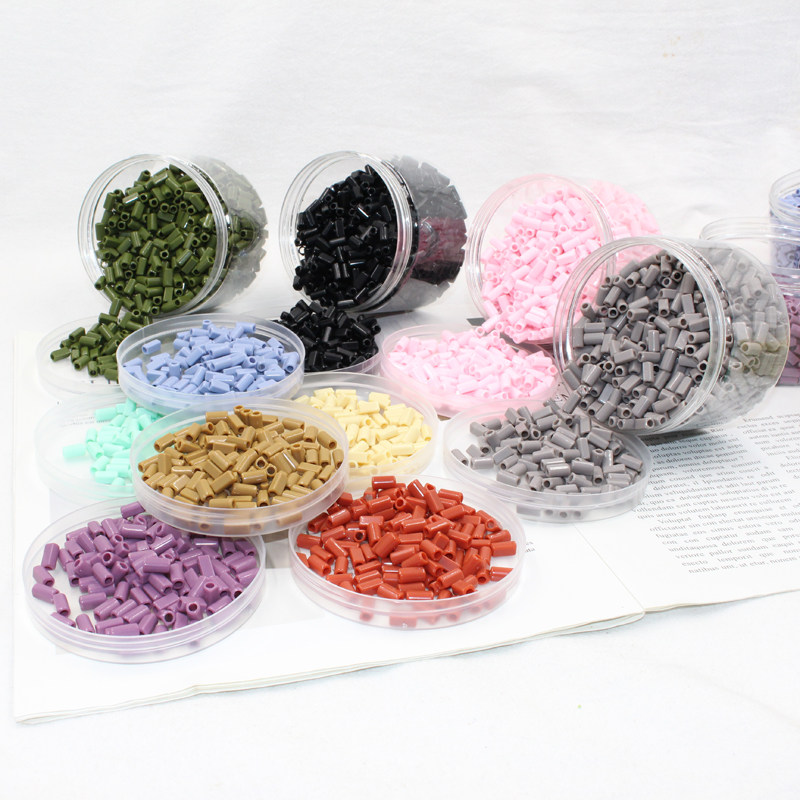 5mm套管皮筋通孔接头头绳材料儿童可爱基础头绳配件diy饰品配件