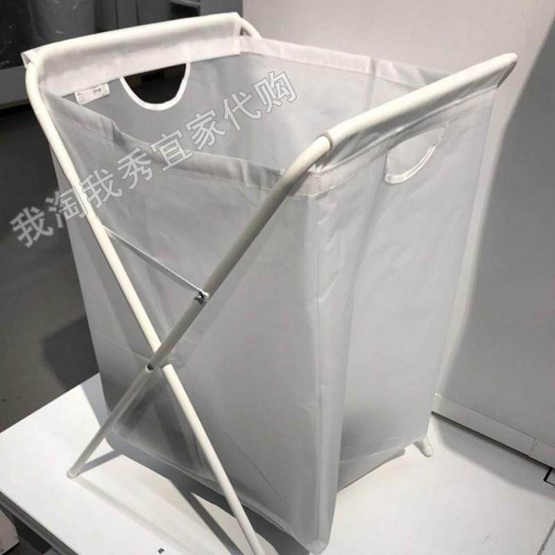 宜家国内代购加尔带架洗衣用袋子摺叠脏衣服可摺叠收纳筐储物篓篮