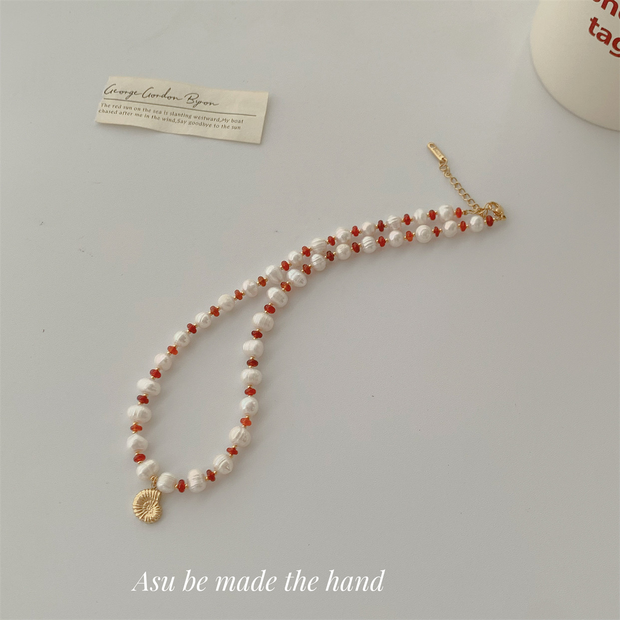 【满25包邮】气质百搭新中式天然淡水珍珠锁骨链项链女2025年新款