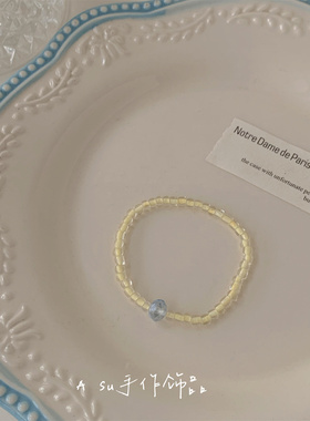 【Asu原创自制】甜美米珠手链女小众设计轻奢高级感手串手饰