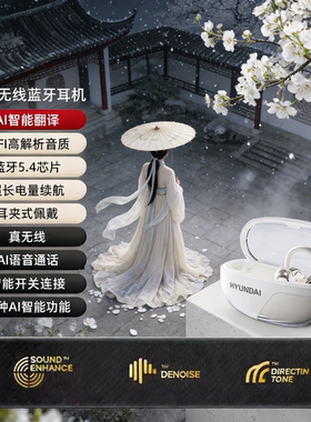 AI蓝牙骨传导降噪翻译耳机骨传