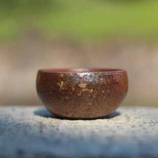 龙窑柴烧主人杯个人杯 纯手工制作传统龙窑烧结 一物一拍单品包邮