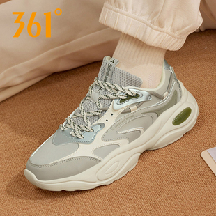 361运动鞋女鞋2025冬季新款皮面防水休闲鞋官方旗舰店跑步鞋女款