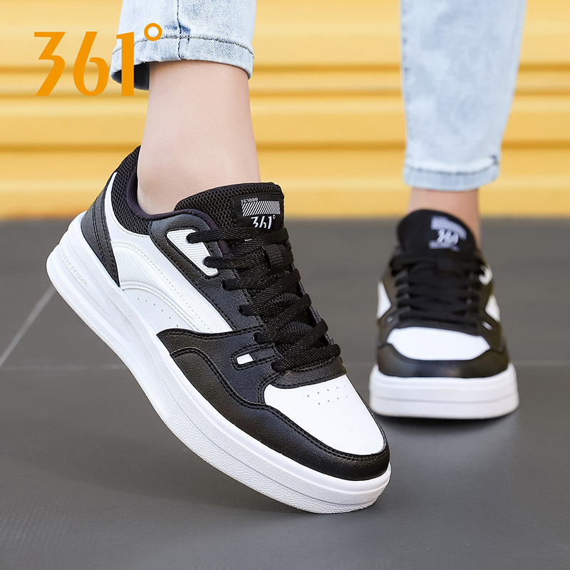 361女鞋运动鞋2025冬季新款女士休闲鞋正品361度板鞋百搭厚底鞋子