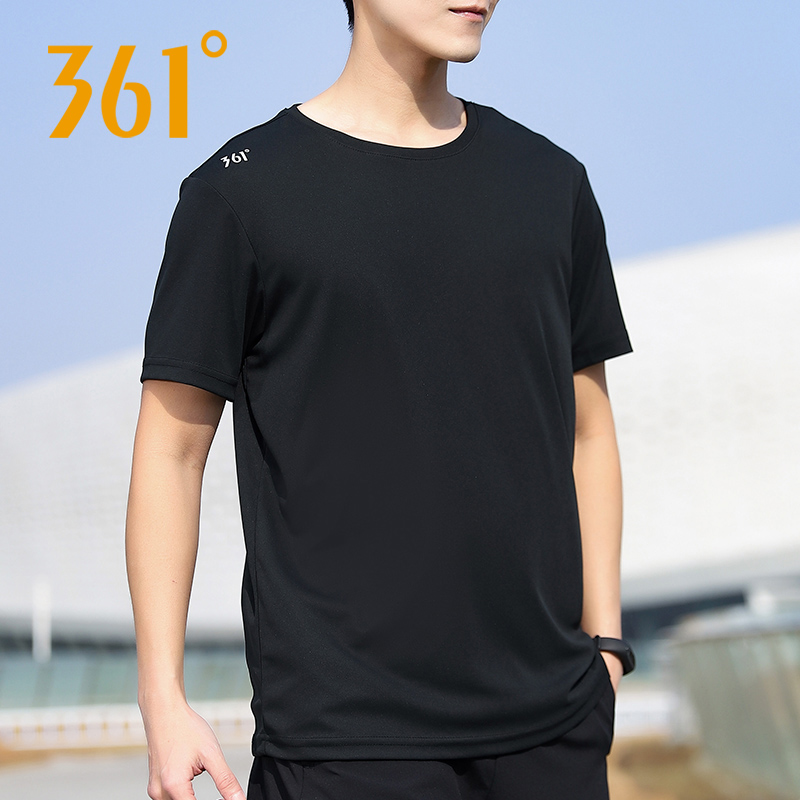 361运动T恤男夏季冰丝速干衣透气短t宽松半袖跑步服轻薄上衣短袖