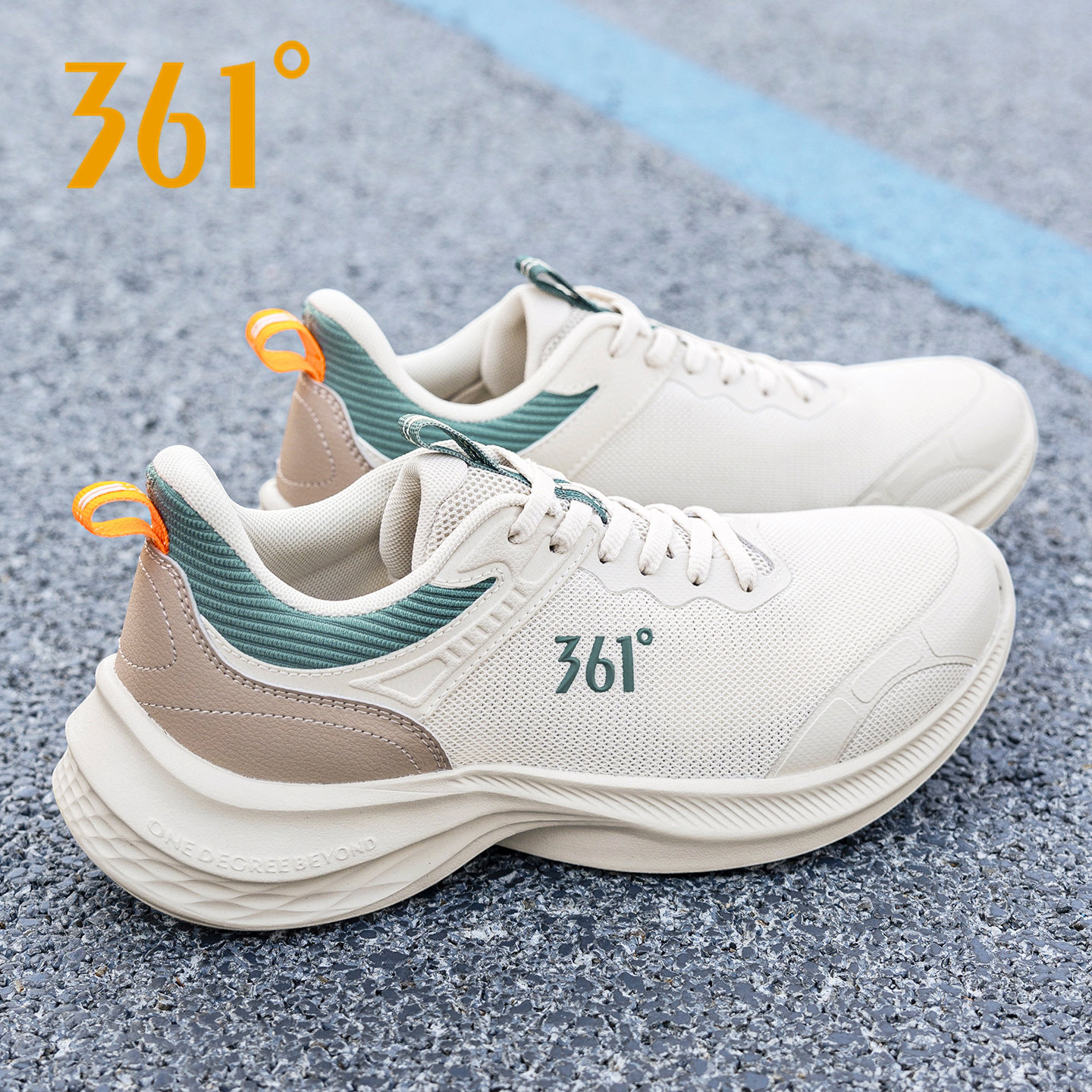 361男鞋运动鞋2026新款透气网面休闲鞋官方旗舰店正品男士跑步鞋