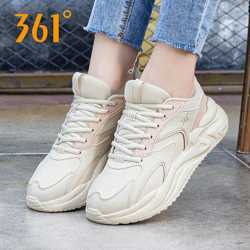 361运动鞋女鞋2025冬季新款防水皮面老爹鞋休闲鞋361度跑步鞋女款,运动鞋new,跑步鞋,淘宝优惠券,粉丝福利购,淘宝优惠卷