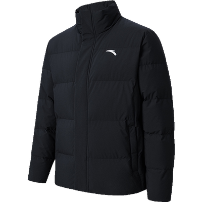 安踏保暖短款立领羽绒服四防棉服