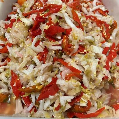 陕西安康特产手工切丝酸辣白菜丝老坛酸白菜泡菜咸菜开胃下饭菜