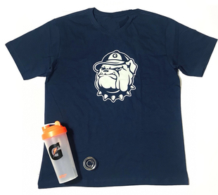 乔治城大学艾弗森Georgetown篮球速干男运动篮球训练T恤短袖