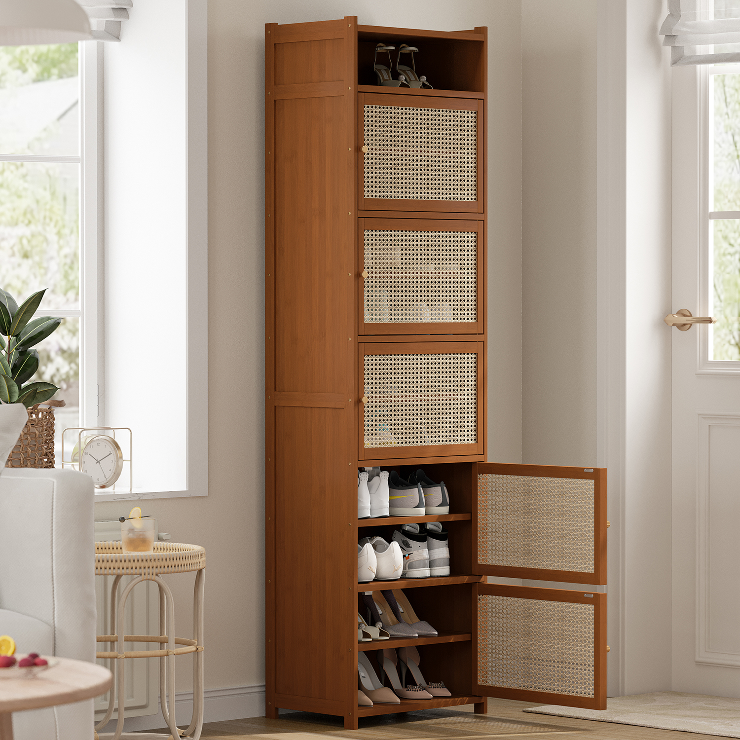 简易鞋柜家用门口入户多层鞋架