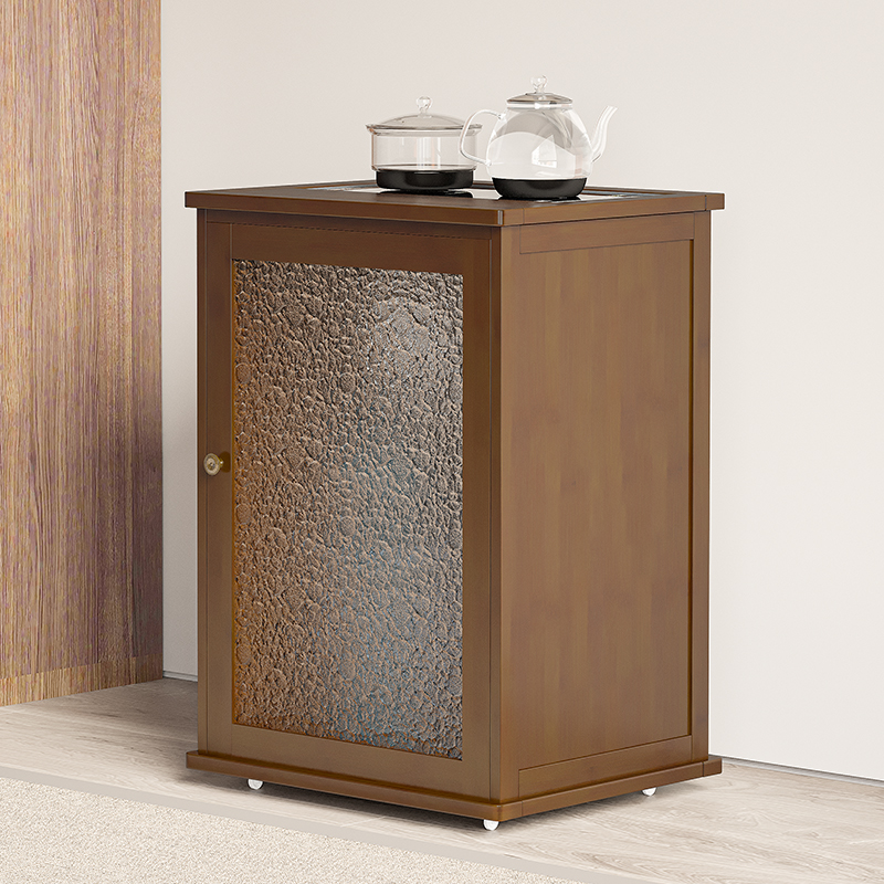 家用小茶台边柜侧柜水桶架茶水柜