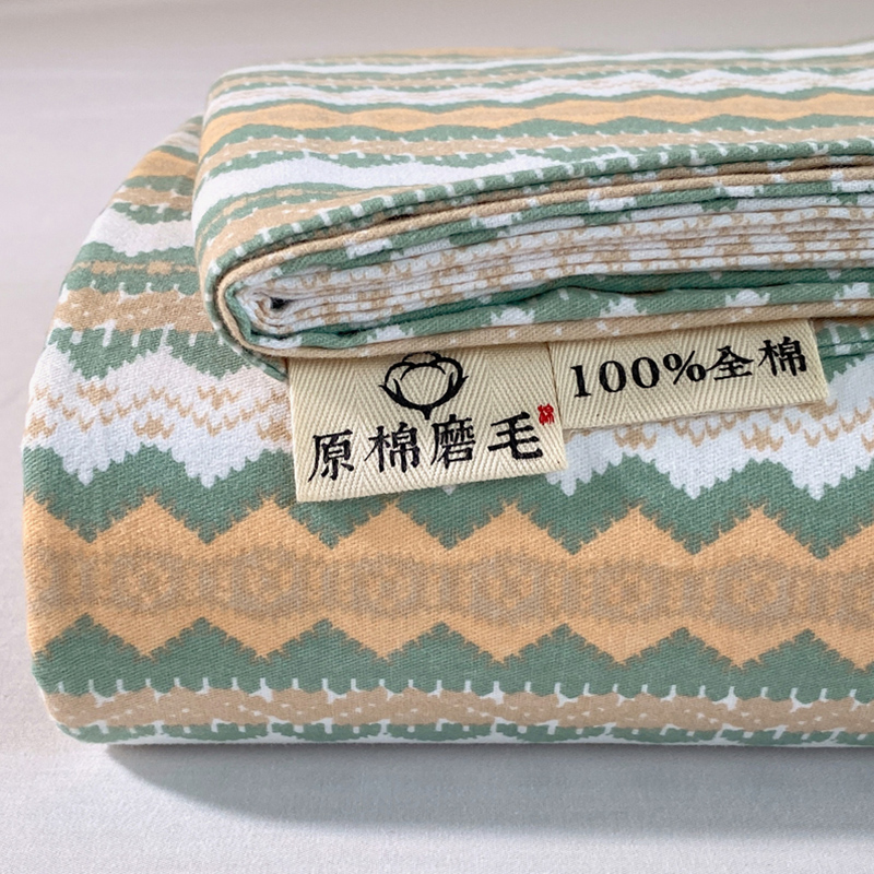 品牌100纯棉磨毛粗布床笠罩2026新款加厚榻米全包围式单件专用8cm