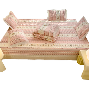 品牌纯棉榻榻米专用床盖带裙边全四季通2025新款大炕单轻奢高级感