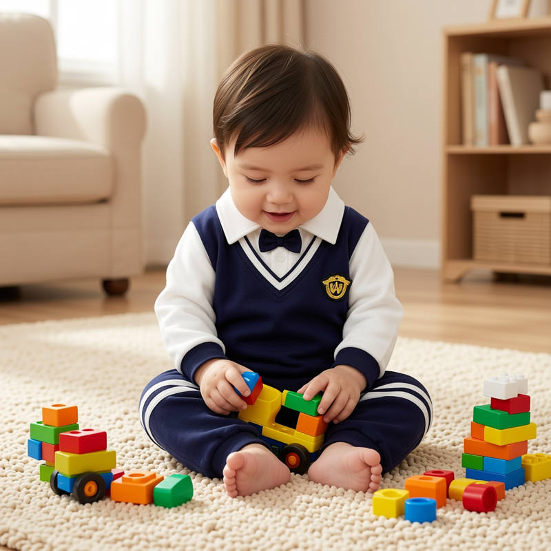 婴儿秋冬分体套装加绒小童学院风外出帅气男宝宝两件套一周岁礼服,童装/婴儿装/亲子装,套装,淘宝优惠券,粉丝福利购,淘宝优惠卷