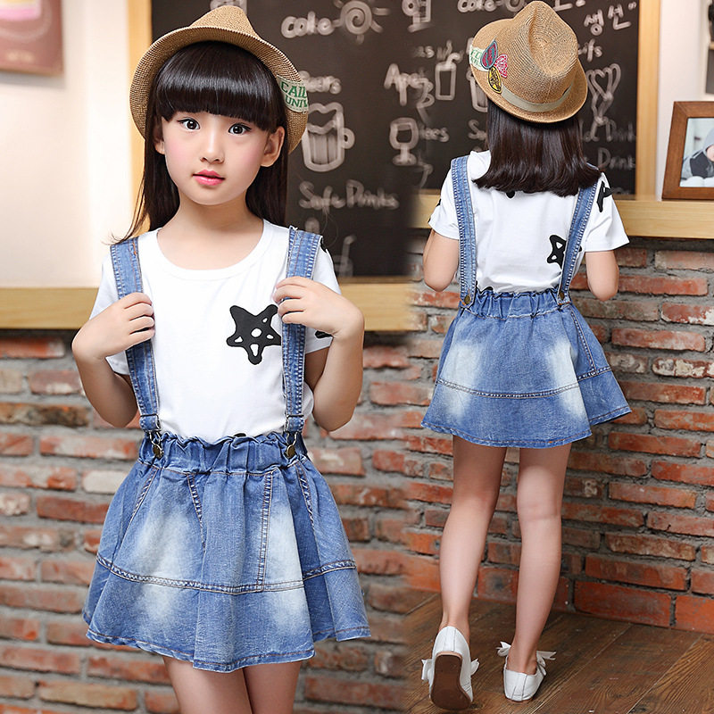 Jupe fillette en toile - Ref 2050182 Image 3