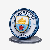 球迷周边足球送人礼物 经典 曼城队徽拼插模型摆件 英国官方正品