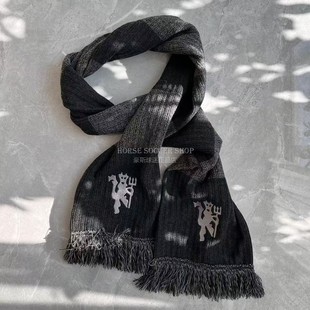 曼联围巾现货 英国官方正品 球迷周边纪念冬季温暖加油助威围脖