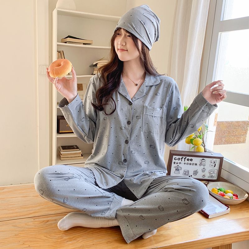 春夏季薄款月子服产妇哺乳2026新品孕妇睡衣不勒肚秋带胸垫月子帽