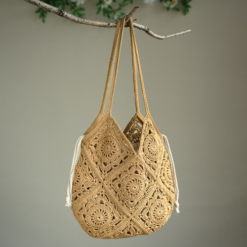 视频教程花笺包钩针编织材料包