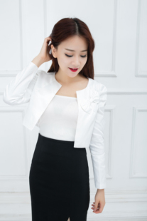 长袖 短款 小外套开衫 女韩版 2025春秋新款 外搭坎肩披肩小西装 潮 包邮