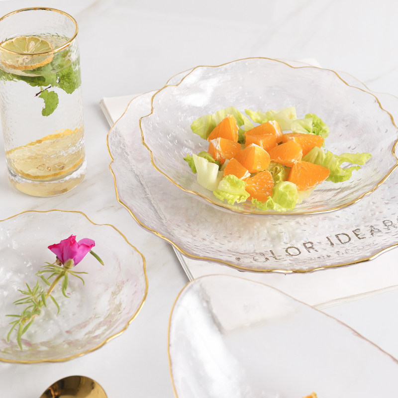 北歐現代ins風網紅創意水晶玻璃水果盤子家用客廳果盆果籃沙拉碗在類目 餐飲具, 餐具, 果盆/果盤/果籃中 - 來自Buy2taobao.com提供專業的淘寶代購服務