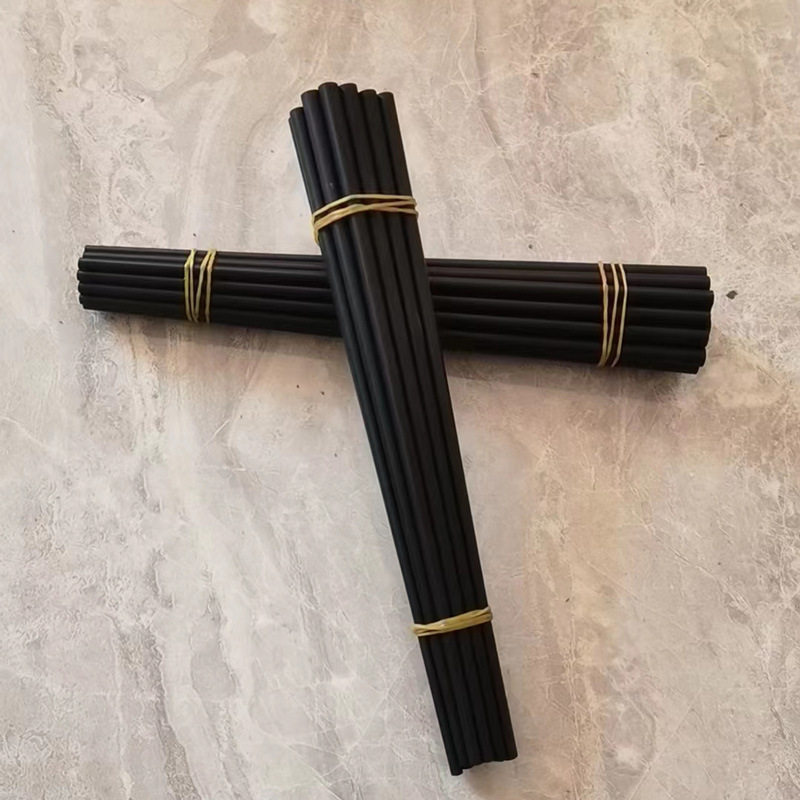 精品乌木紫光檀筷子家用无漆无蜡安全筷子商务礼品盒实木筷子沉水