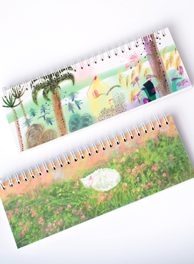 别管周边 离型纸本双面手帐素材拼贴收纳收集工具胶带贴纸40张